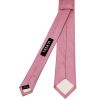 Plain Dusty Pink Silk Skinny Boys Tie and Pocket Square Set