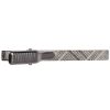 Gunmetal Grey Striped Metal Bar Tie Clip