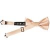 Pre Tied Nude Satin Boys Bow Tie Age 18 Months-3 Years