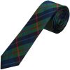 Green and Blue Tartan Silk Skinny Boys Tie