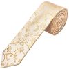 Caramel Floral Skinny Men's Tie