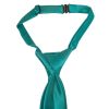 Pre Tied Teal Satin Boys Tie Age 4-7