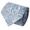 Blue and Silver Paisley Classic Men's Tie