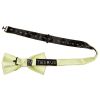 Plain Willow Green Handmade Mens Bow Tie