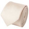 Plain Blush Textured Silk Skinny Boys Tie
