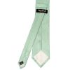 Plain Green Textured Silk Classic Men's Tie and Pocket Square Set