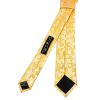 Bright Yellow Floral Skinny Boys Tie