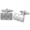 Silver Textured Cufflinks