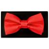 Handmade Bright Red Mens Bow Tie