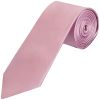 Plain Light Dusty Pink Satin Classic Men's Tie
