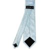 Light Blue Large White Spot Classic Men's Tie and Pocket Square Set