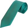 Plain Teal Green Satin Classic Men's Tie