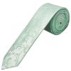 Mint Green Floral Skinny Boys Tie