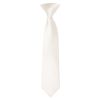 Pre Tied White Satin Boys Tie Age 4-7