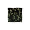 Plain Black with Sage Green Floral Swatch - SDWF1