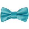 Pre Tied Turquoise Boys Bow Tie Age 18 Months-3 Years