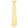 Pre Tied Gold Paisley Boys Tie Age 4-7