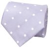 Lilac Large White Spot Classic Men's Tie