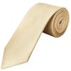 Champagne with White Spot Silk Classic Tie