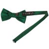 Plain Forest Green Handmade Mens Bow Tie
