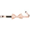 Pre Tied Light Peach Floral Boys Bow Tie Age 8-11