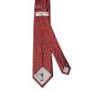 Burgundy Micro Paisley Classic Men's Silk Tie