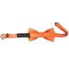 Pre Tied Burnt Orange Satin Boys Bow Tie and Pocket Square Set Age 4-7