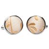 Caramel Floral Cufflinks