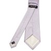 Plain Lilac Textured Silk Classic Men's Tie and Pocket Square Set