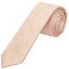 Plain Nude Silk Skinny Boys Tie