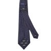 Navy Geo Classic Men's Silk Tie