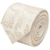 Ivory Paisley Skinny Men's Tie and Pocket Square Set