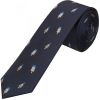 Navy Ice Lolly Silk Skinny Men's Tie