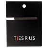 Gunmetal Grey Textured Metal Bar Tie Clip