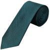 Teal Textured Classic Tie and Pocket Square Set