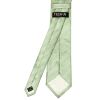 Mens Light Sage Textured Stripe Silk Classic Tie Pocket Square and Cufflinks Box Set
