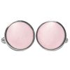 Plain Blush Pink Cufflinks