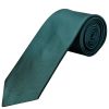 Plain Dark Teal Satin Classic Men's Tie