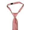 Pre Tied Plain Rose Gold Satin Boys Tie Age 4-7