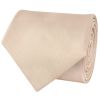 Plain Nude Satin Classic Mens Tie