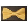 Plain Caramel Mens Bow Tie