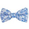 Pre Tied Royal Blue Floral Boys Bow Tie Age 4-7