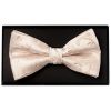 Nude Floral Handmade Mens Bow Tie
