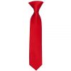Pre Tied Scarlet Red Satin Boys Tie Age 4-7