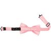 Pre Tied Pink Satin Boys Bow Tie Age 4-7