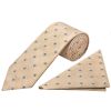 Gold Petal Classic Men's Tie and Pocket Square Set