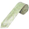 Sage Green Floral Skinny Boys Tie