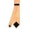 Plain Peach Satin Classic Men's Tie and Pocket Square Set