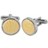Gold Paisley Cufflinks