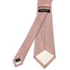 Plain Rose Gold Silk Classic Men's Tie and Pocket Square Set